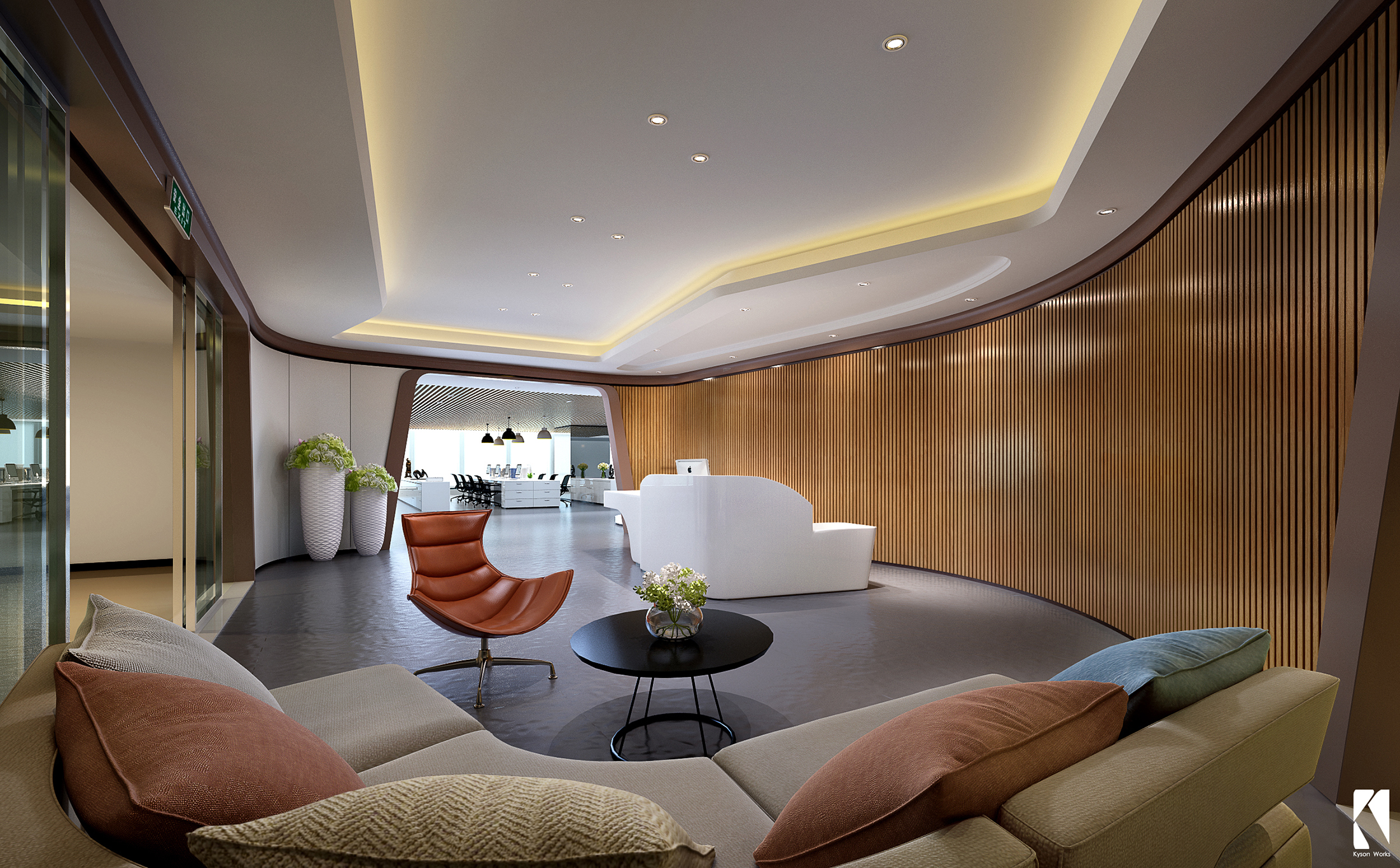 Kyson Works 打造未来感办公空间-11