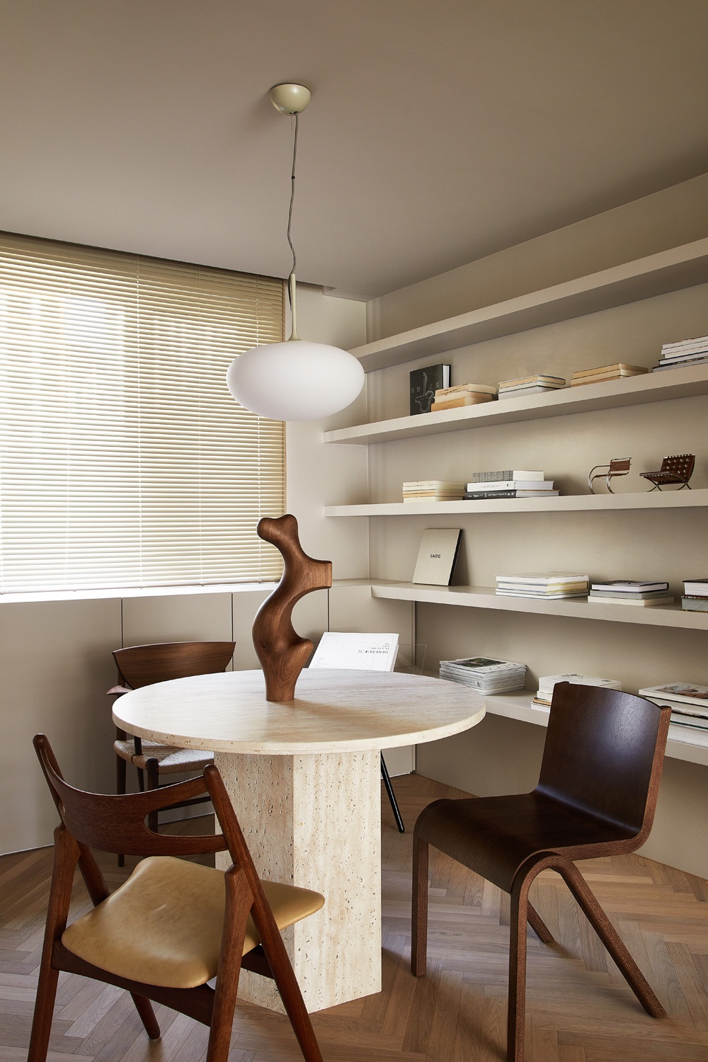 奶油复古感公寓丨中国北京-33