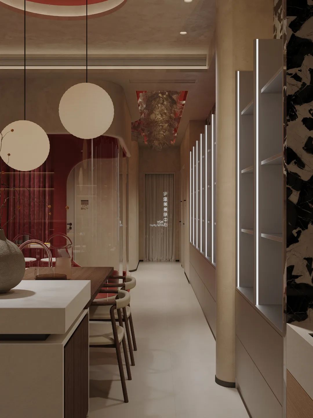 伊盛美美容会所丨中国石家庄丨之外空间设计事务所-21