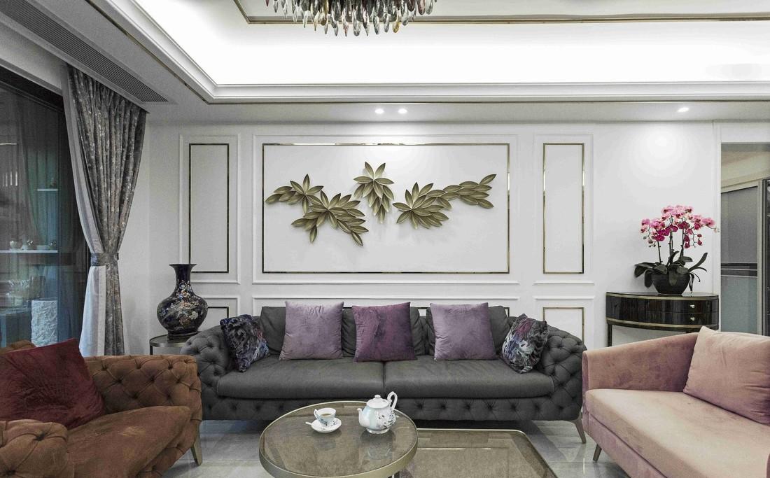 156㎡美式轻奢风,质感与实用兼具-5