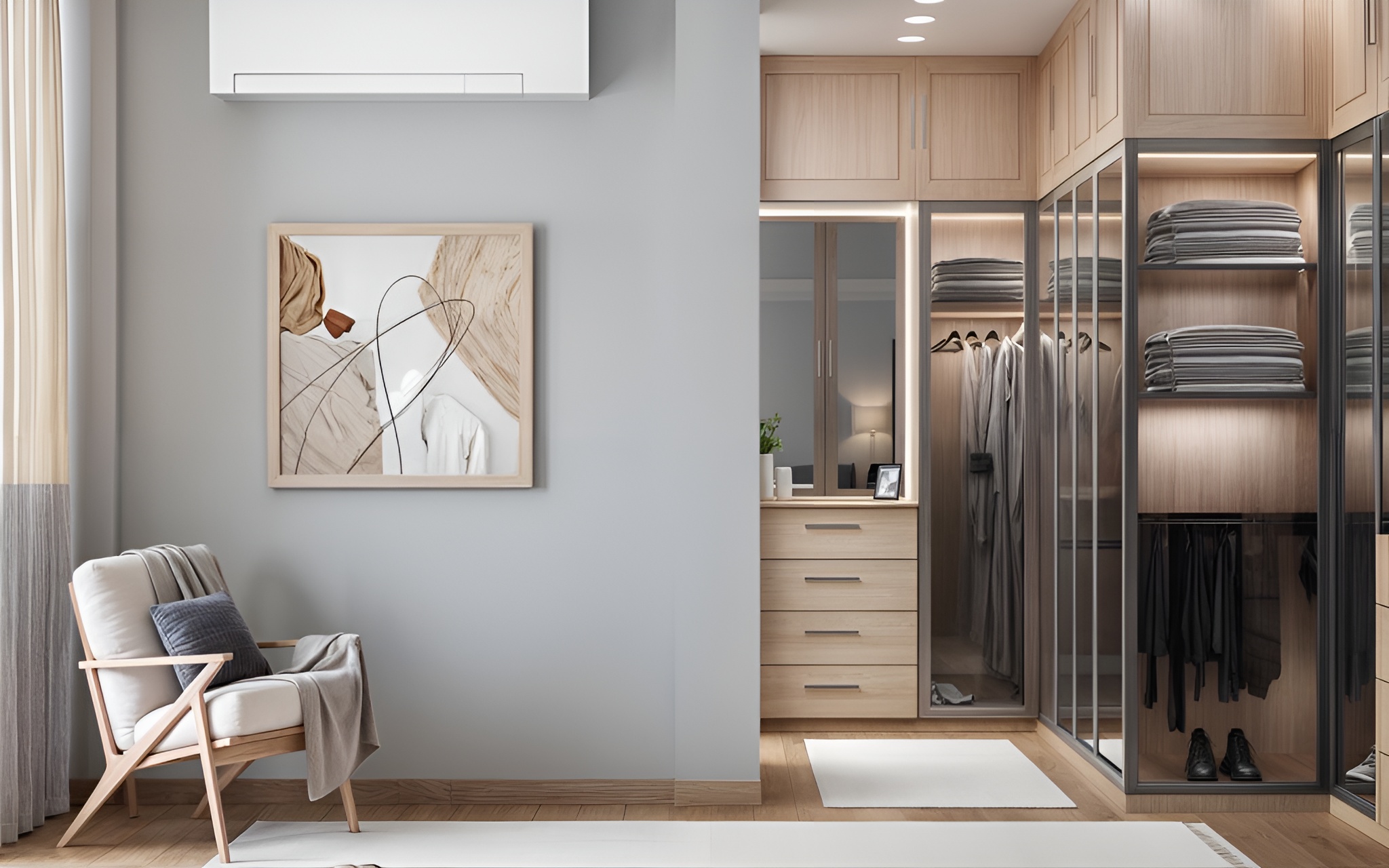 BEDROOM Contemporary Minimalism fusion Japandi-2