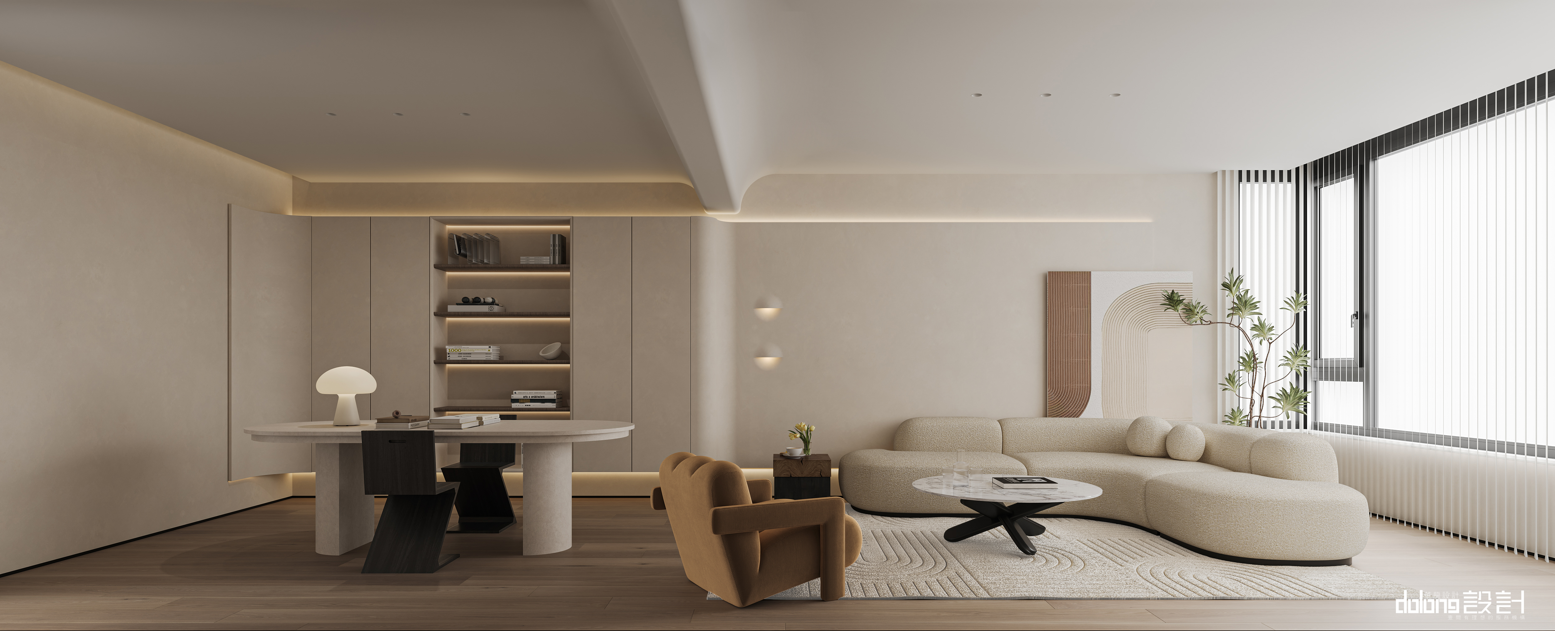 西堤国际 255㎡ 设计丨DoLong 董龍设计-24