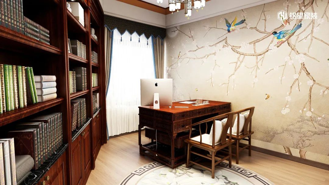 世茂滨江新城新中式养老房丨铭望装饰-31