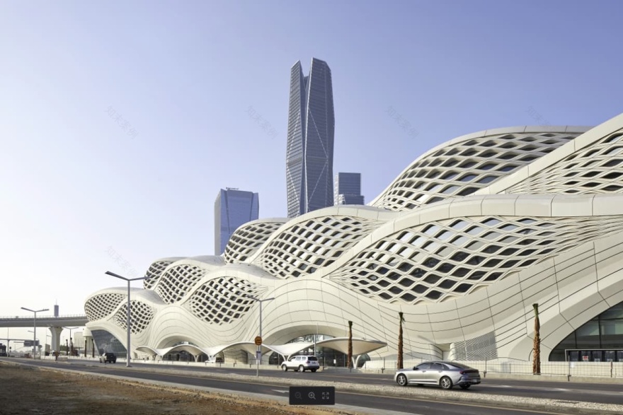 利雅得KAFD地铁站丨沙特阿拉伯利雅得丨扎哈·哈迪德建筑事务所-2
