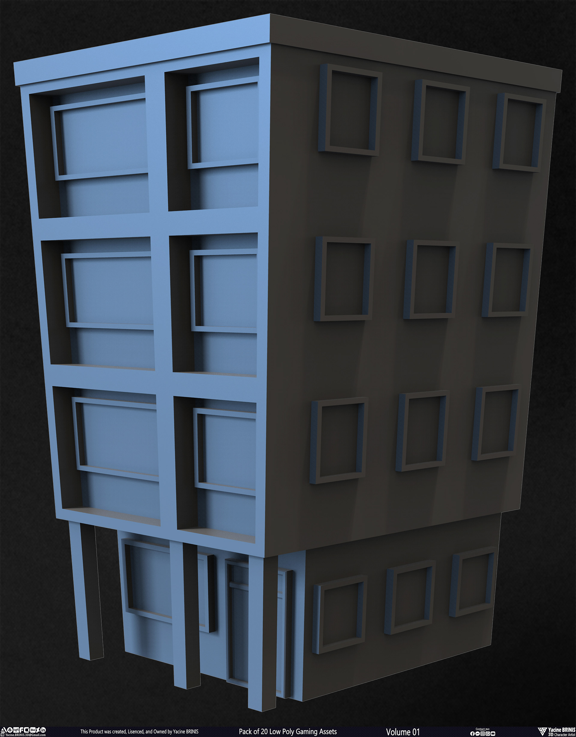 20 个低多边形游戏资产包丨Yacine BRINIS-13