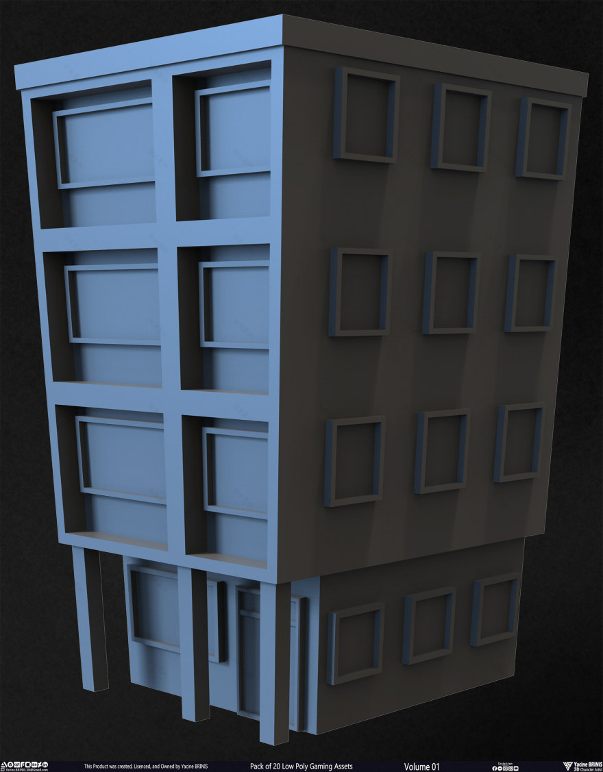 20 个低多边形游戏资产包丨Yacine BRINIS-13