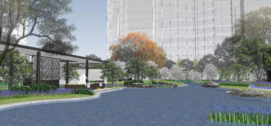 姚江湾·天源 | 现代景观中的古典诗意-81