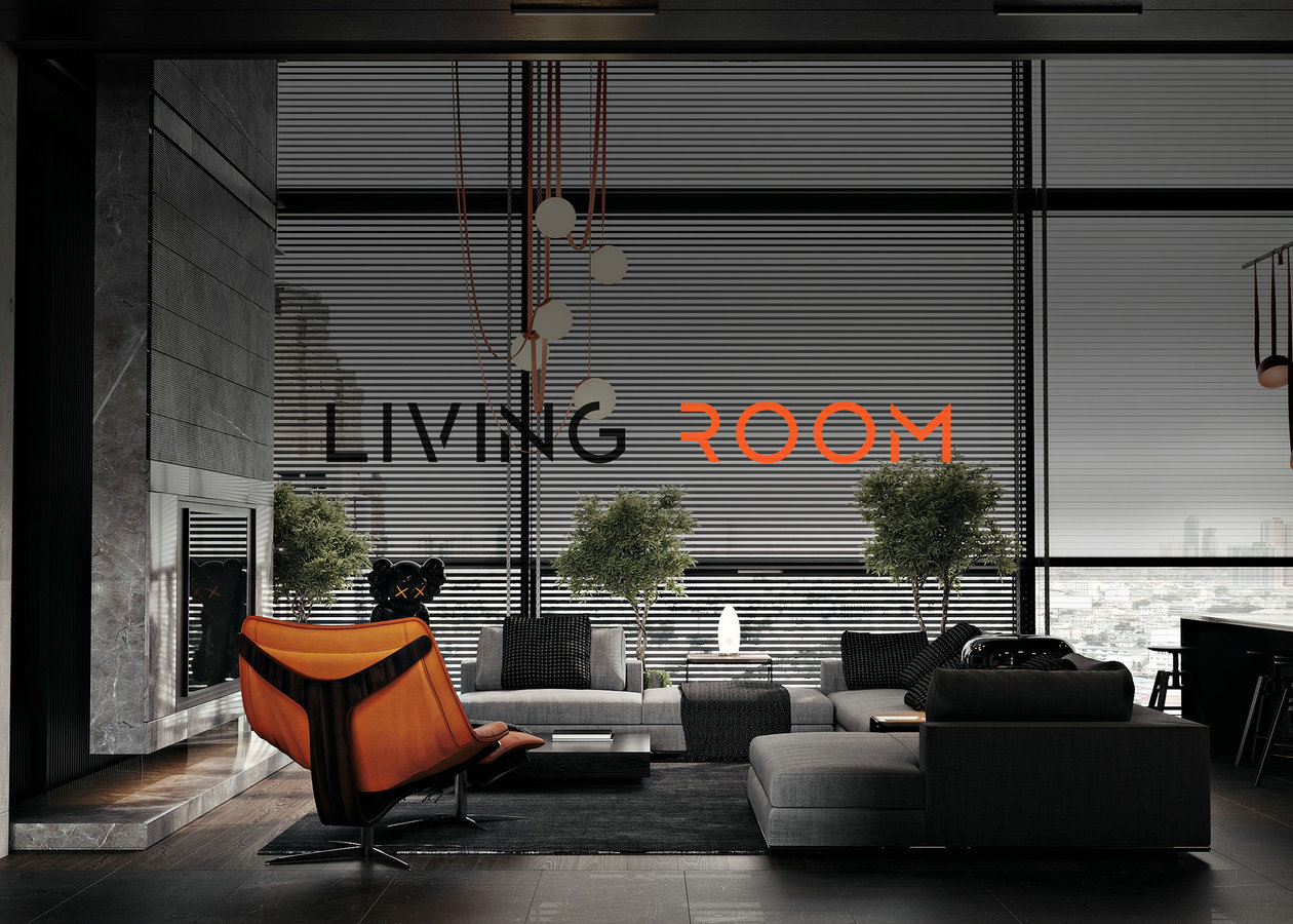 213㎡黑色系别墅设计-0