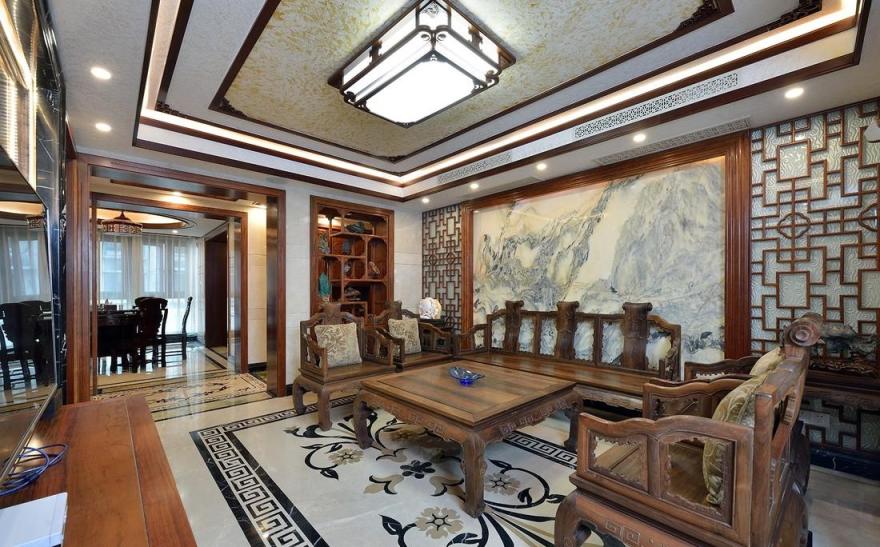 "成都古韵三居室 | 东方美学与现代生活的完美融合"-3