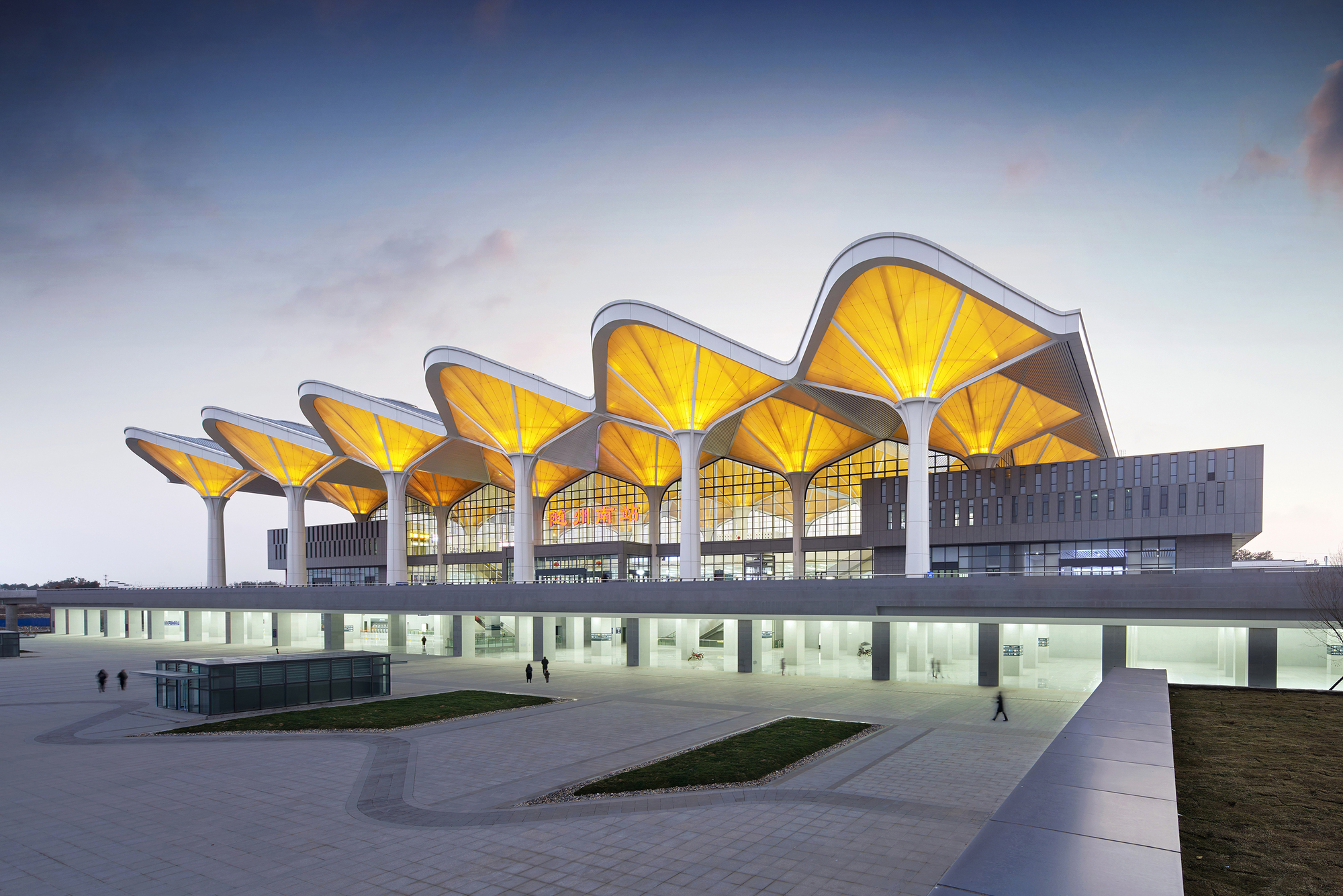 汉十高铁随州南站丨中国随州丨中南建筑设计院-47