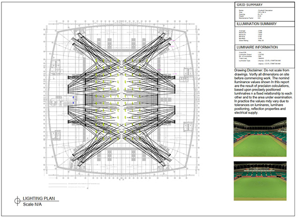 Football Stadium Lighting Design with Dialux-2