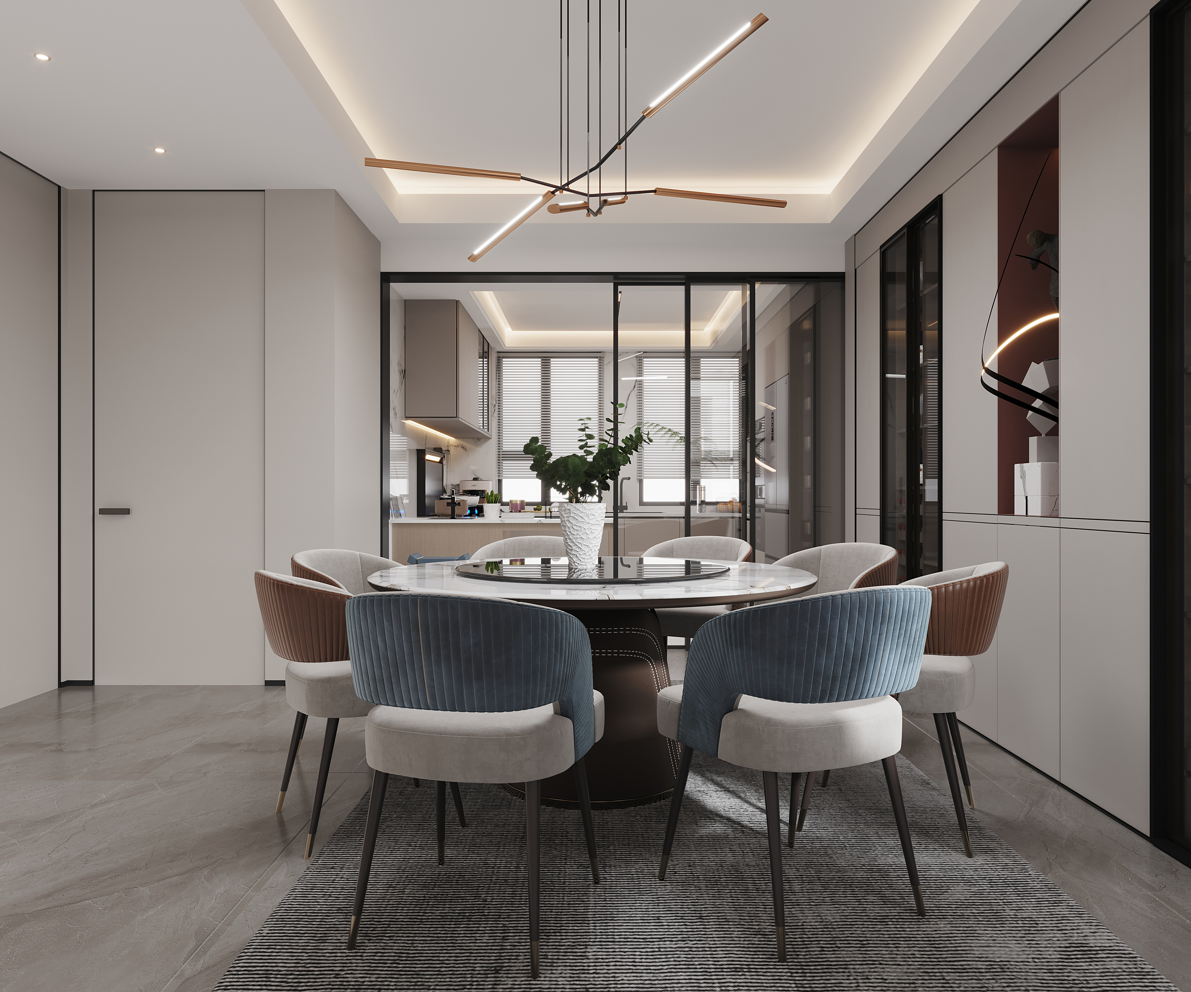 现代简约渲染丨中国郑州丨Dong-5