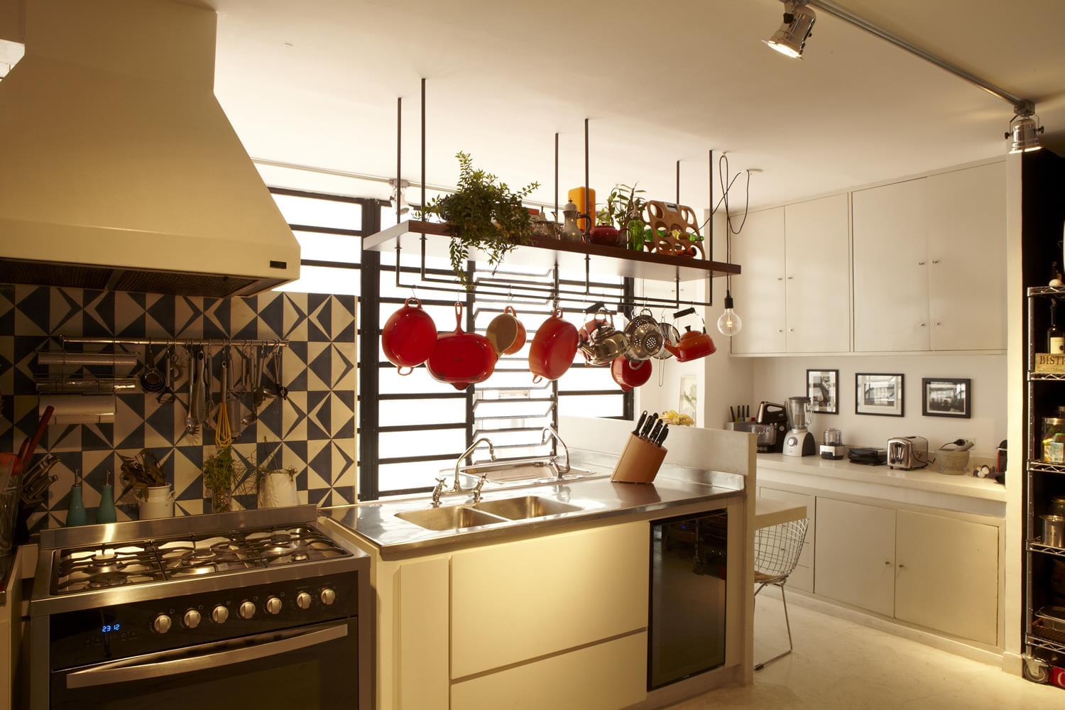 Guaimbê公寓的复古风格室内设计-9