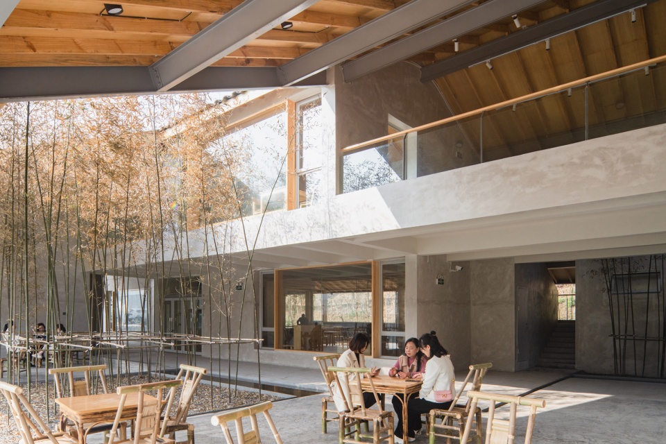 乐山东林村镇文化中心 | 传统与现代交融的乡村社交空间-66