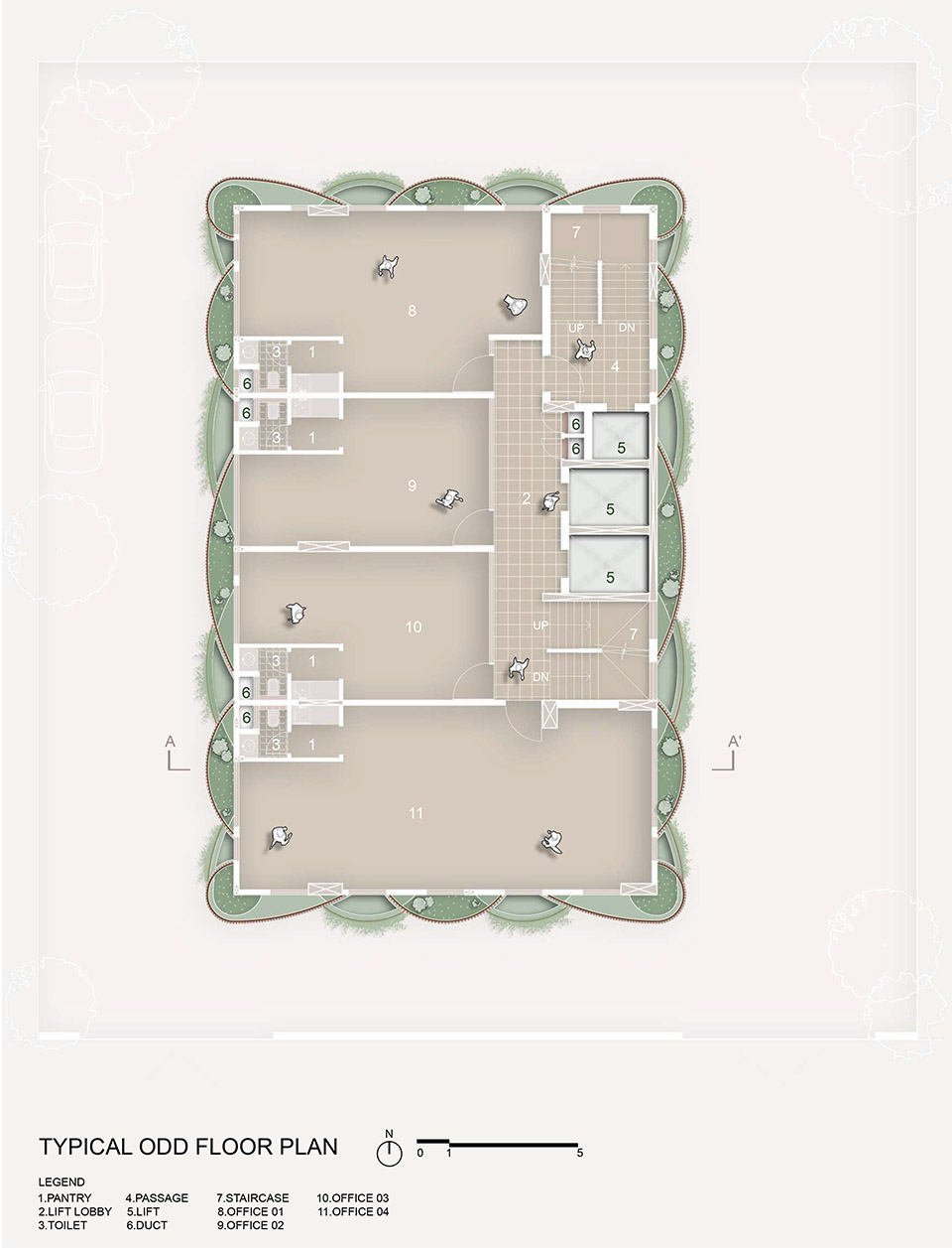 STELLA办公楼丨印度丨Sanjay Puri Architects-29