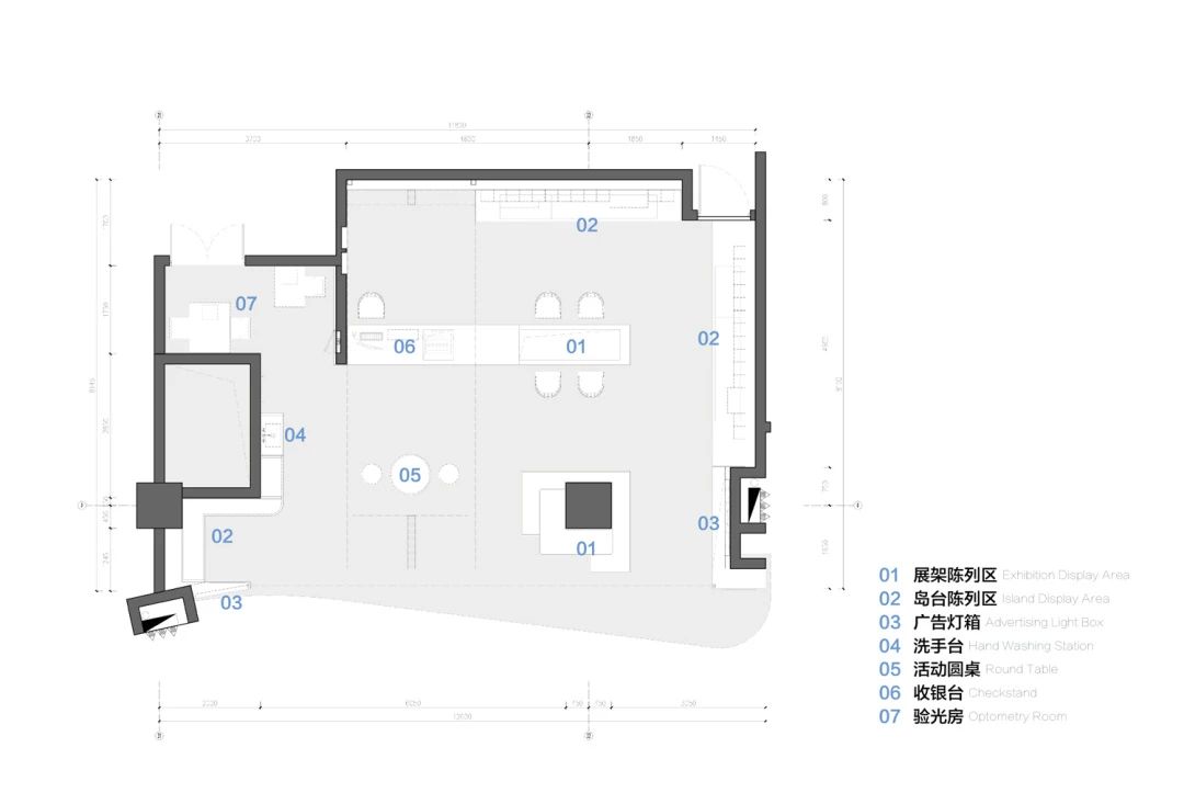 亚洲眼镜“V”店丨一乘建筑空间设计事务所-1