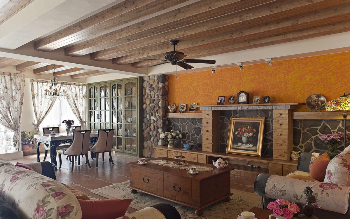 欧风乡村别墅渡假空间,温馨典雅-0