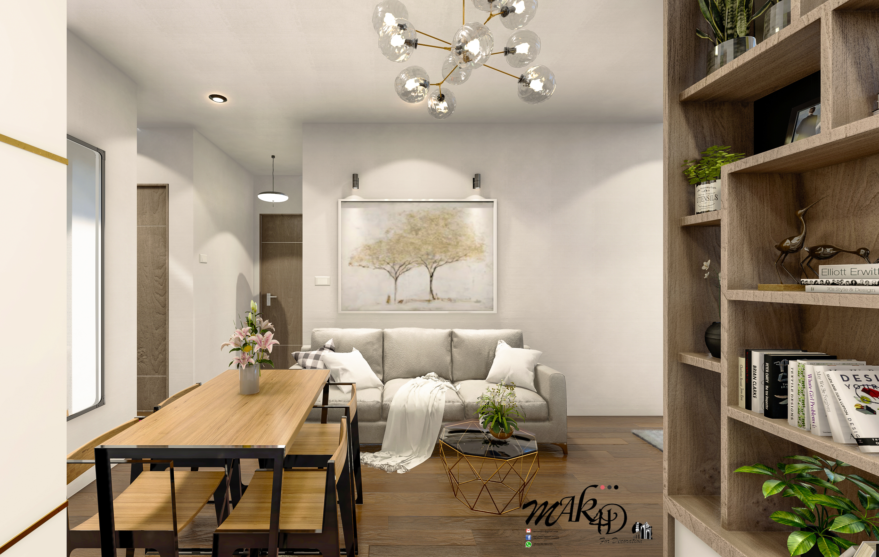 Studio Apartment in USA Area : 40 m2-3