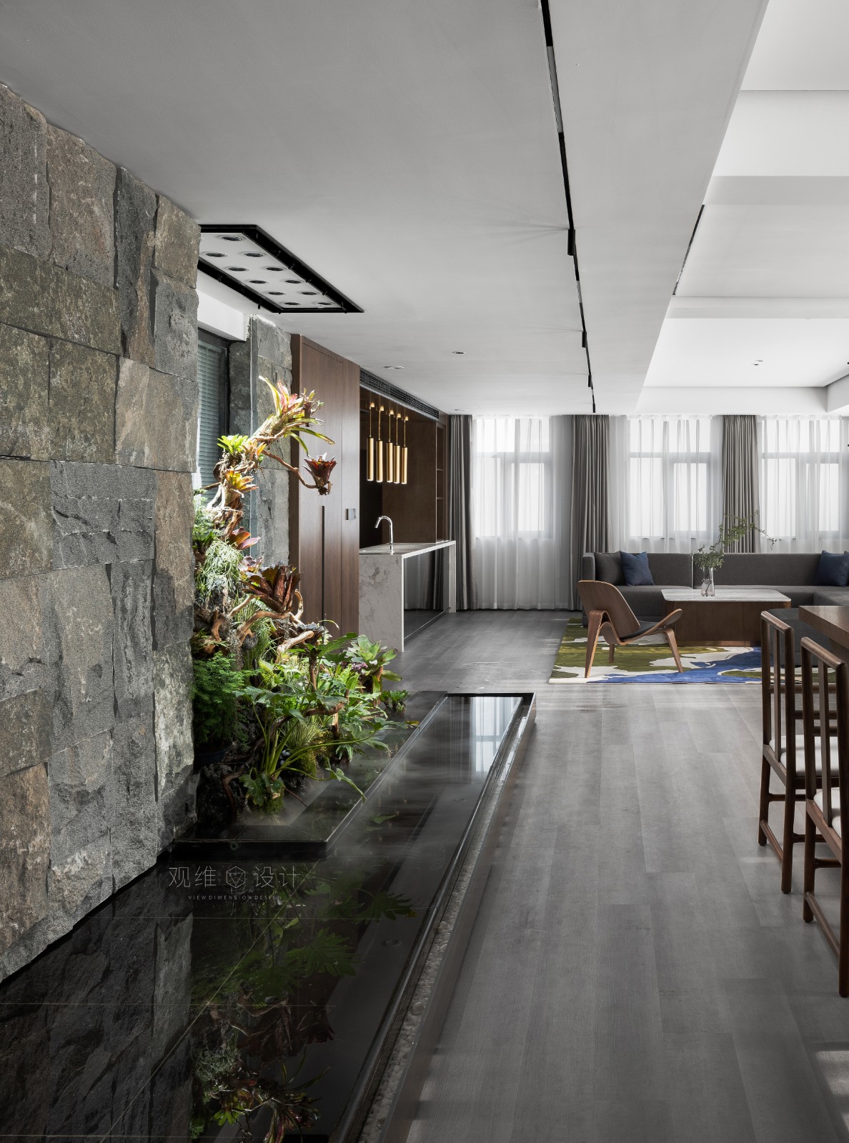 公寓自然韵律 | 观维设计光影空间的活力表现-16