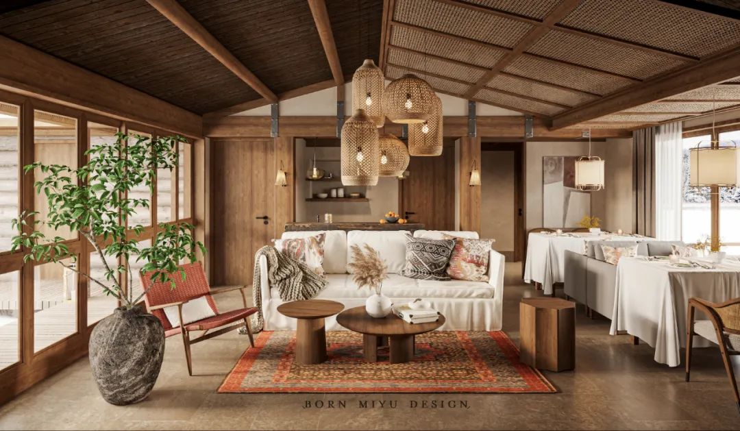 博仁设计 | 新疆民宿 融于自然的野奢木屋-50