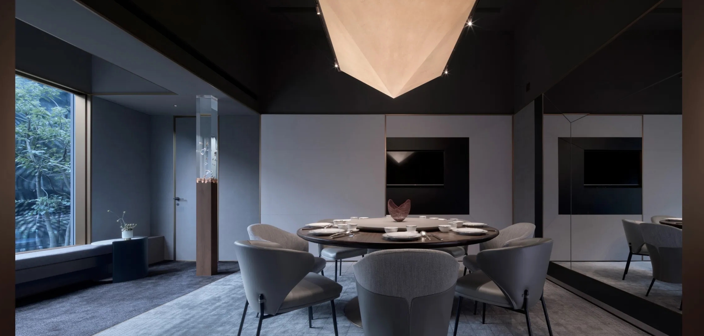 深圳天元珍庭潮州餐厅丨中国深圳丨水平线设计-61