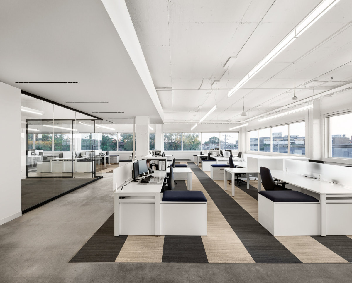 加拿大蒙特利尔 EDP 办公室 - 工业风与极简主义的完美融合-8