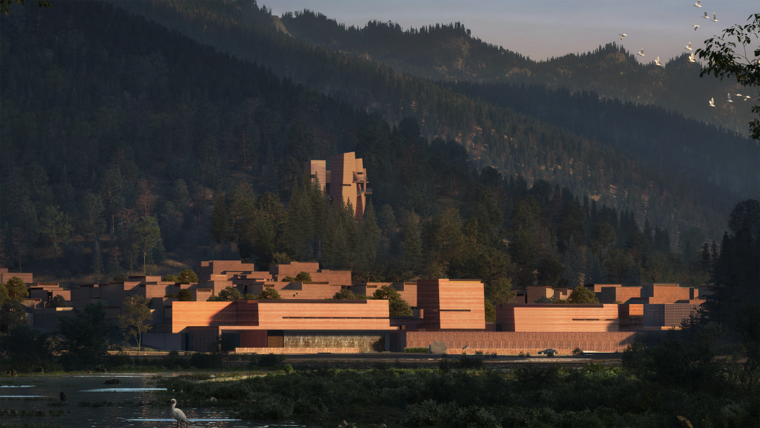 雪山下的艺术温泉酒店 | 饮马川温泉酒店