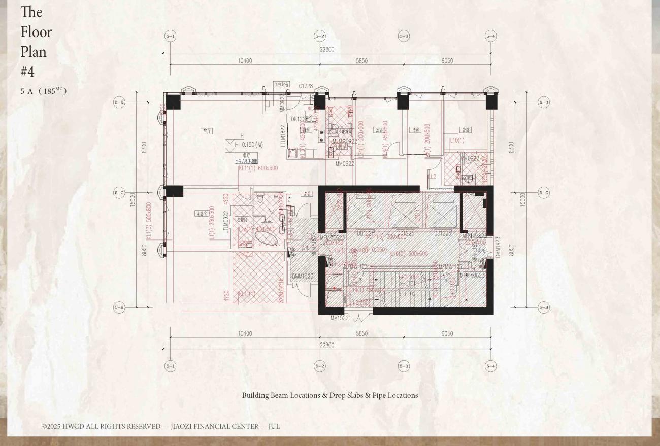 HWCD | 成都交子金融广场住宅样板间精装方案-34