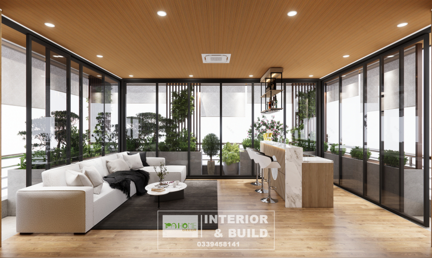 Cải tạo Sân Thượng HongMei(红梅天台改造)丨NỘI THẤT PAHOME(PAHOME室内)-10