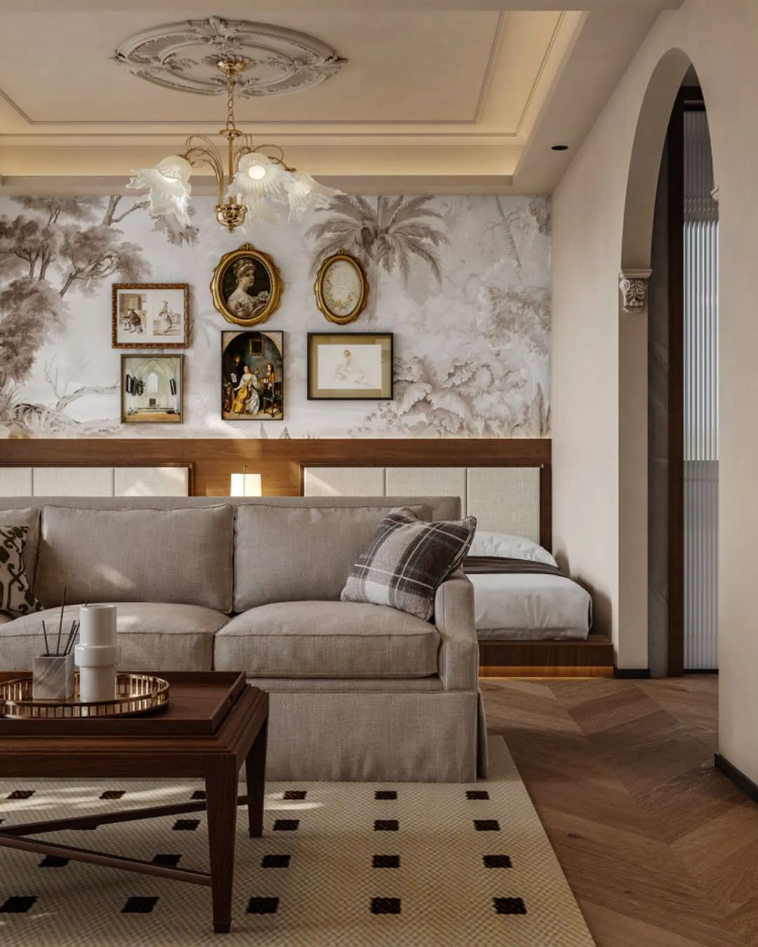 南洋复古风别墅设计-39