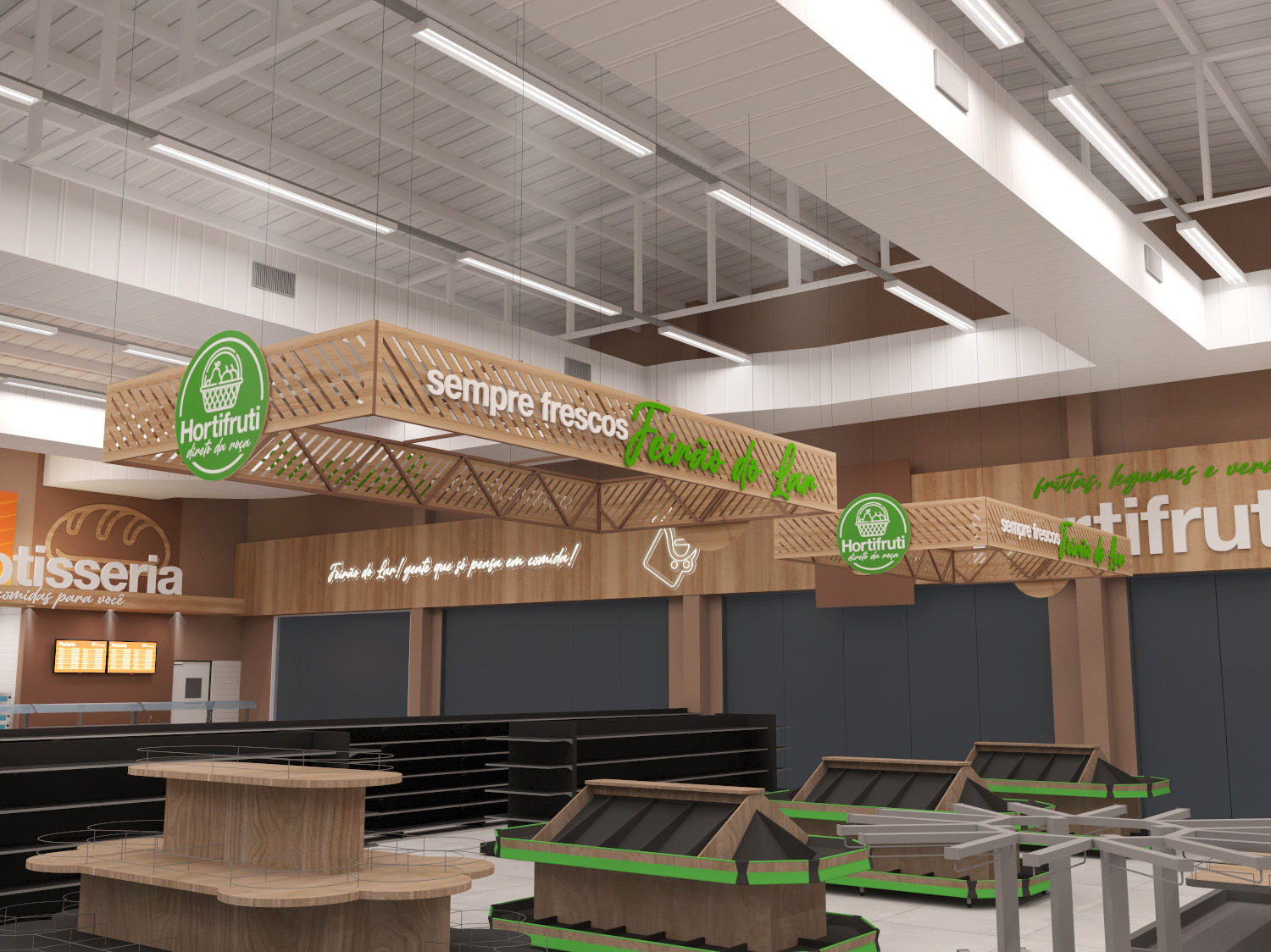 Feirão do Lar Supermarket Signage/ Comunicação Visual-2