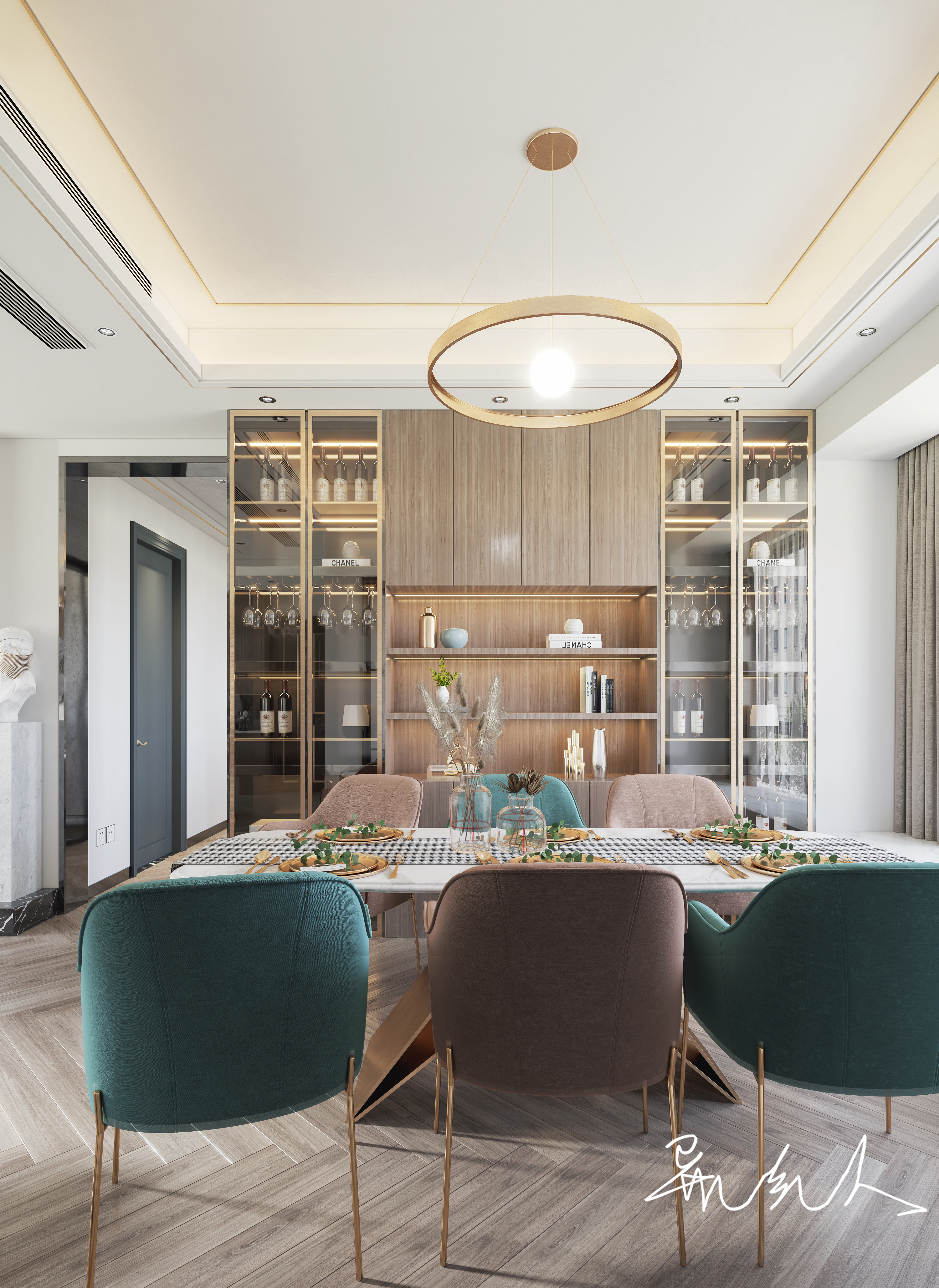 现代轻奢客厅设计案例解析-7