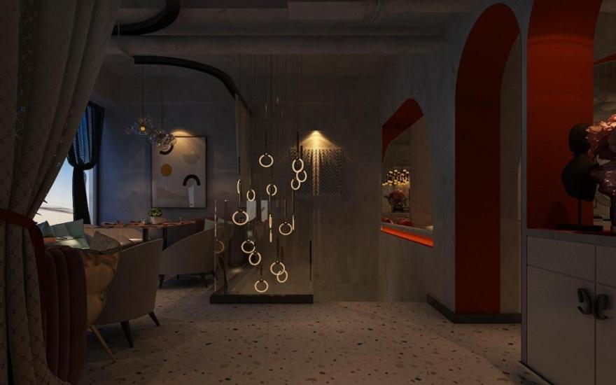 铁岭味蕾空间料理室内设计全解析-24