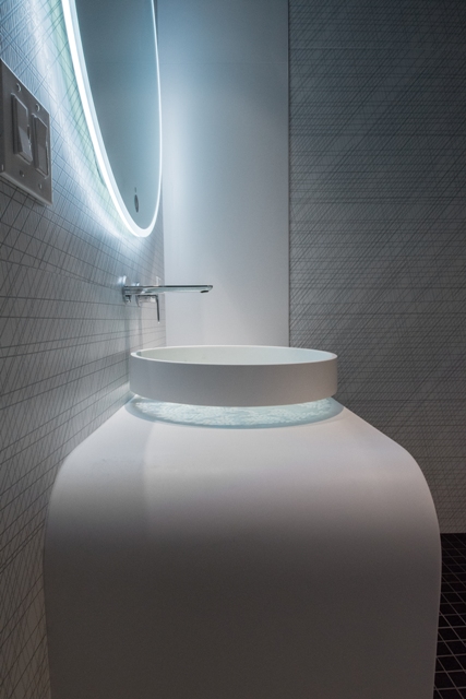 Powder Room with custom vanity | Freespace Design LLC-12