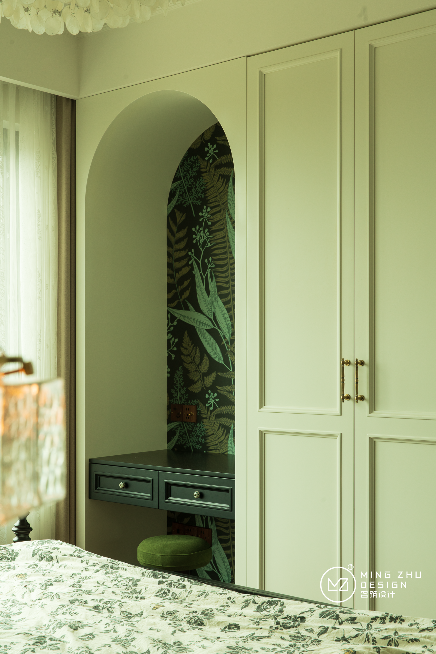 法式复古风住宅设计丨中国自贡丨名筑设计-46