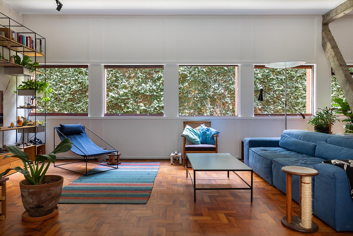 巴西公寓改造,尊重原始结构,引入自然光与通风-6