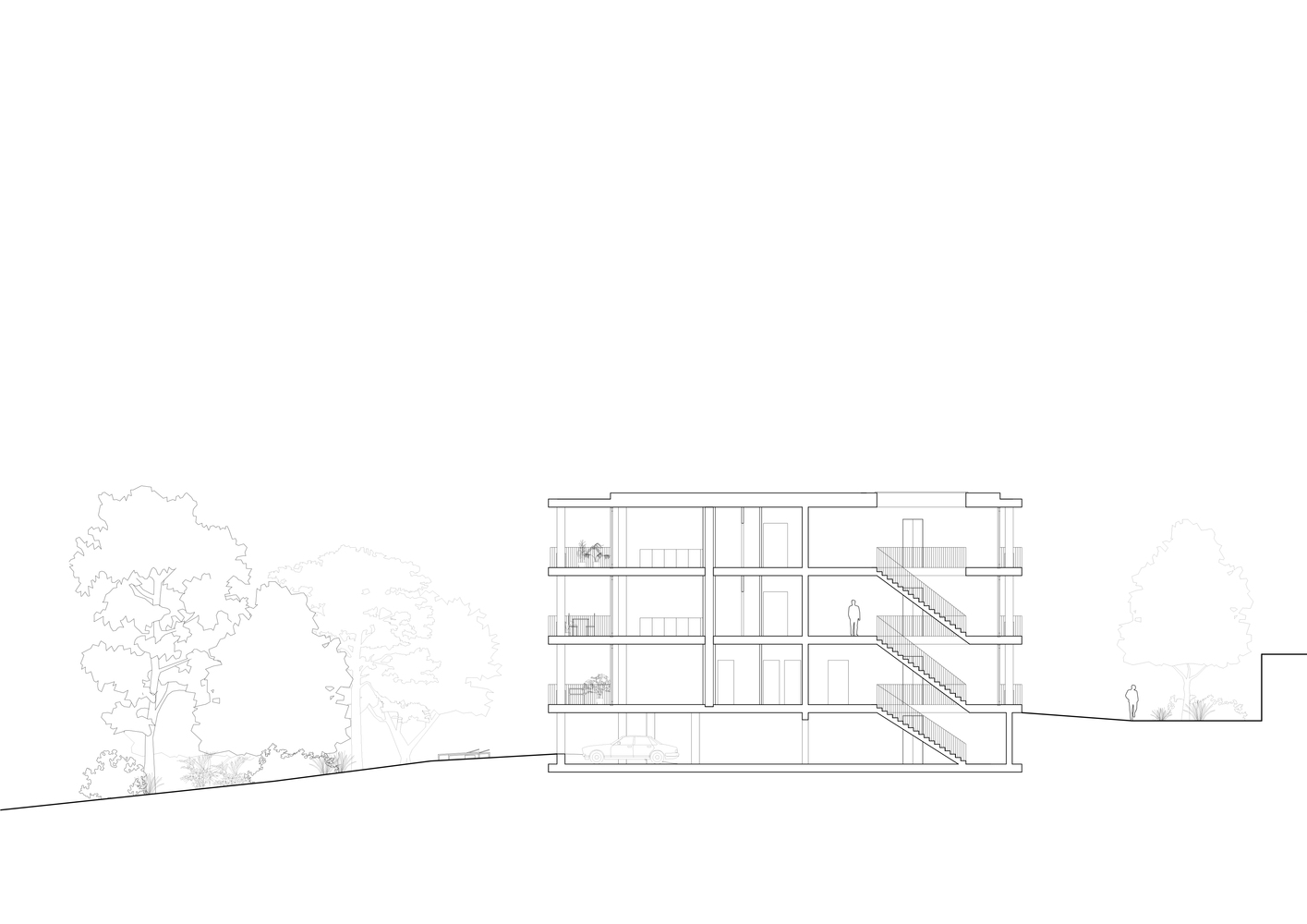 荷兰绿意公园中的 Klingelbeek 建筑群-56