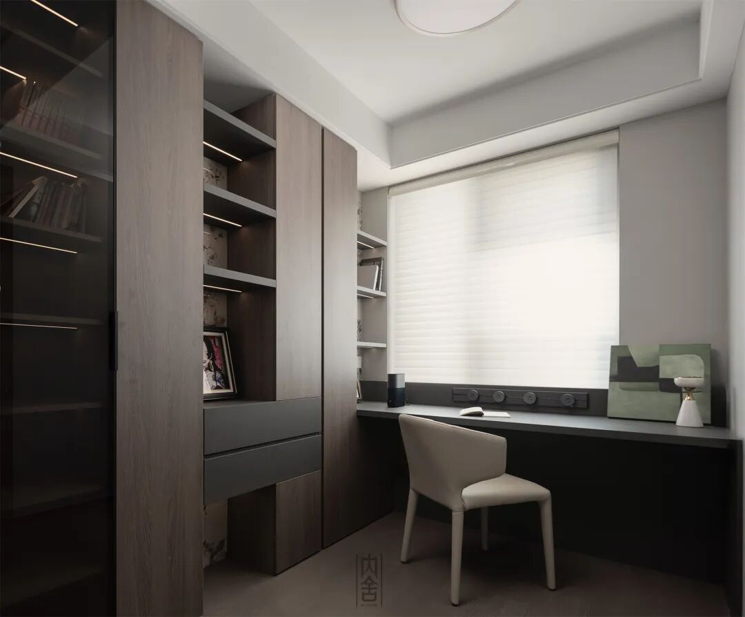 内舍软装丨190㎡意式轻奢，简约奢华持平，彰显内敛的空间气质！-55