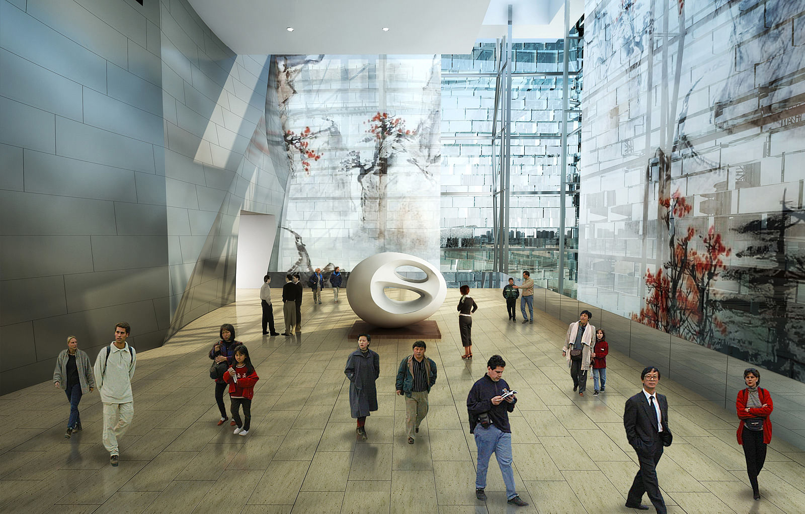 中国国家博物馆参赛方案丨中国北京丨Gehry Partners-16