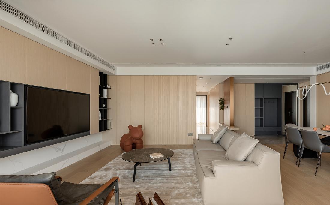 悬浮吊顶与多功能空间 · 现代温馨家居设计-4