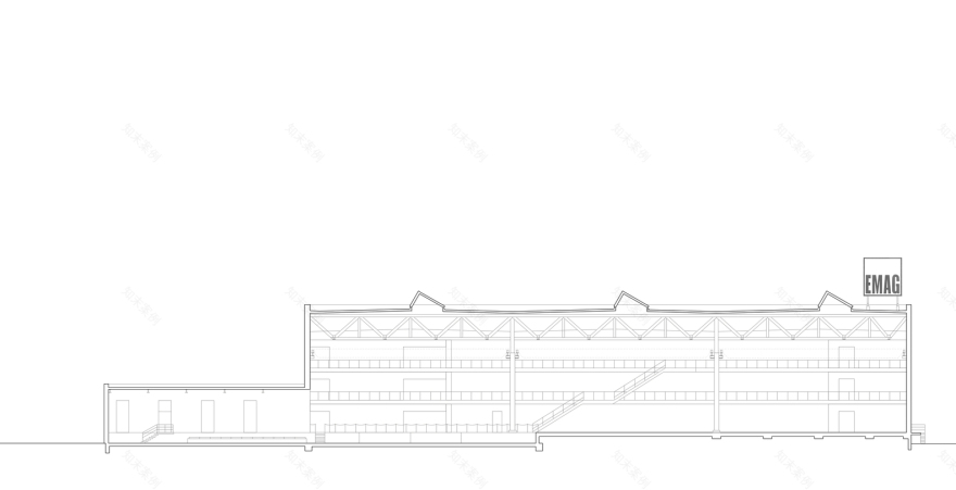 德企 EMAG 总部扩建,生产办公一体化呈现现代工业风-39