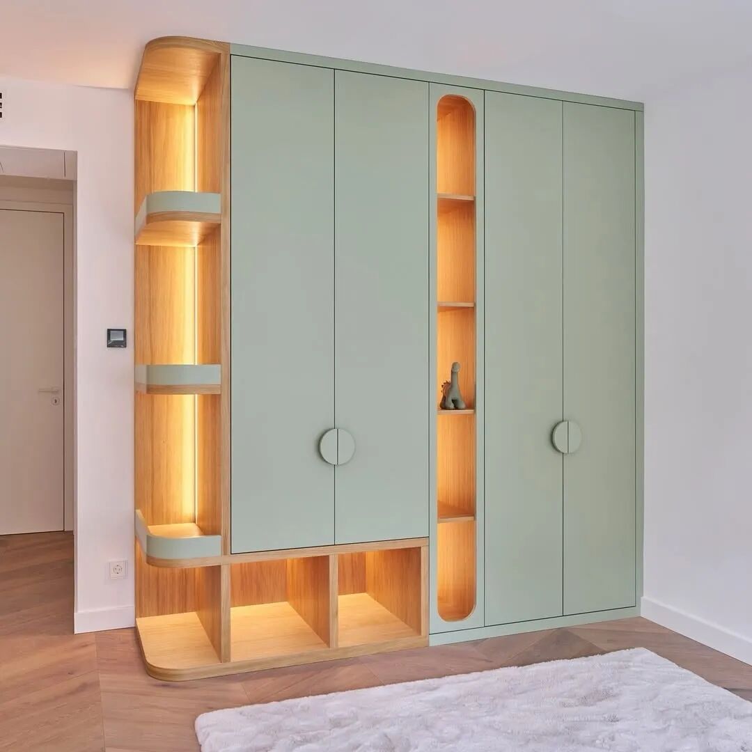 30款儿童房衣柜定制案例丨中国唐山丨业之峰-6