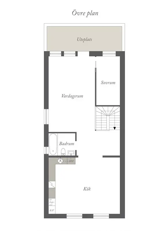 北欧风尚 | 原始木桌与炭灰色墙壁的完美搭配-20