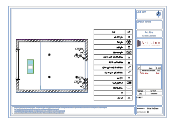 Master Bathroom Interior Design & Shop Drawing-16