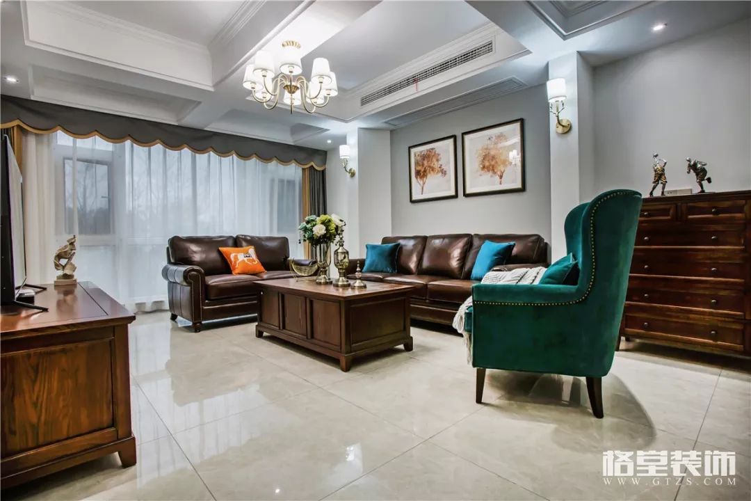 中梁首府美式复式小楼 | 温馨奢华,细节尽显美式风情-24