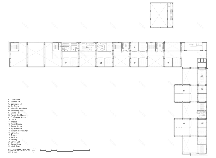 希夫·纳达尔学校丨印度丨Stephane Paumier Architects-41