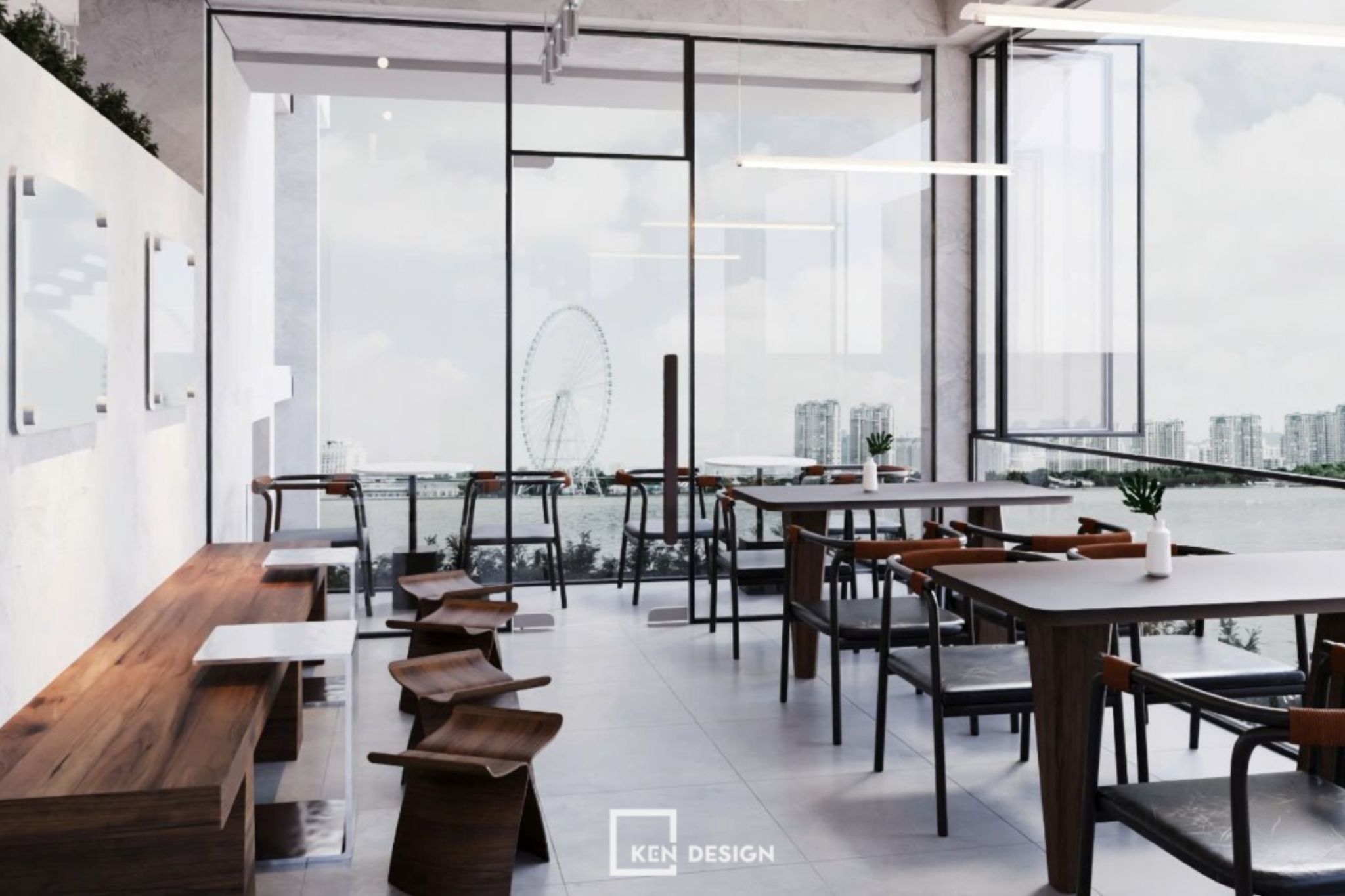 Lacati Cafe咖啡店设计项目丨越南河内丨KenDesign-69