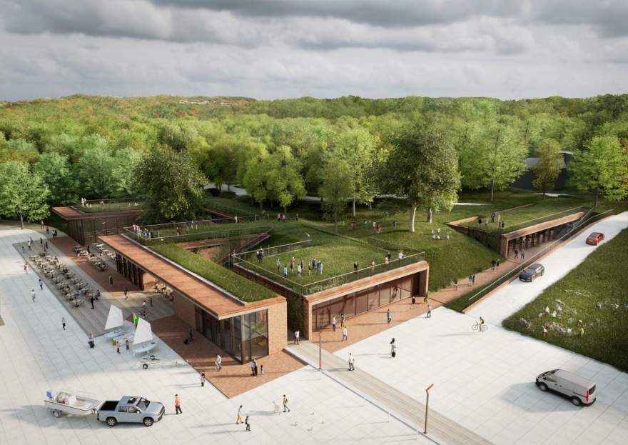 Ruciane Nida现代游艇码头丨波兰丨Restudio Jacaszek Architekci-19