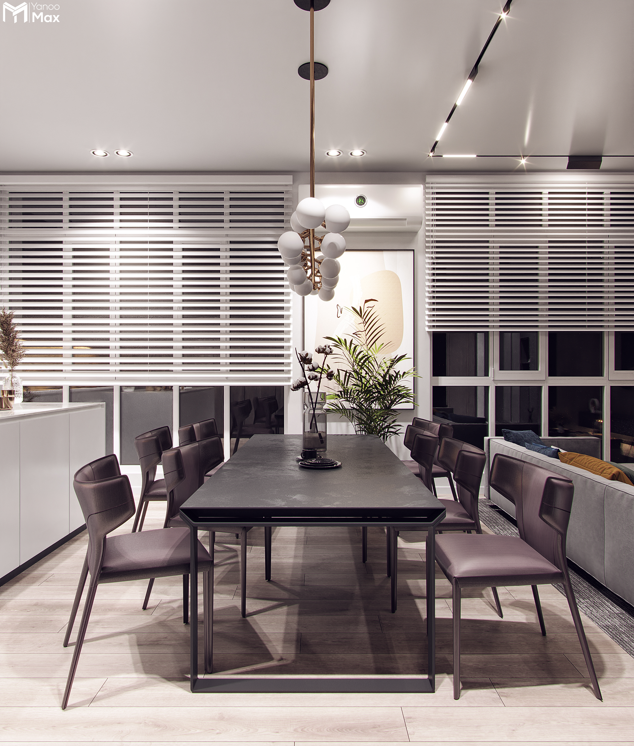 Apartment - TOKYO interior design Artificiel Light-7