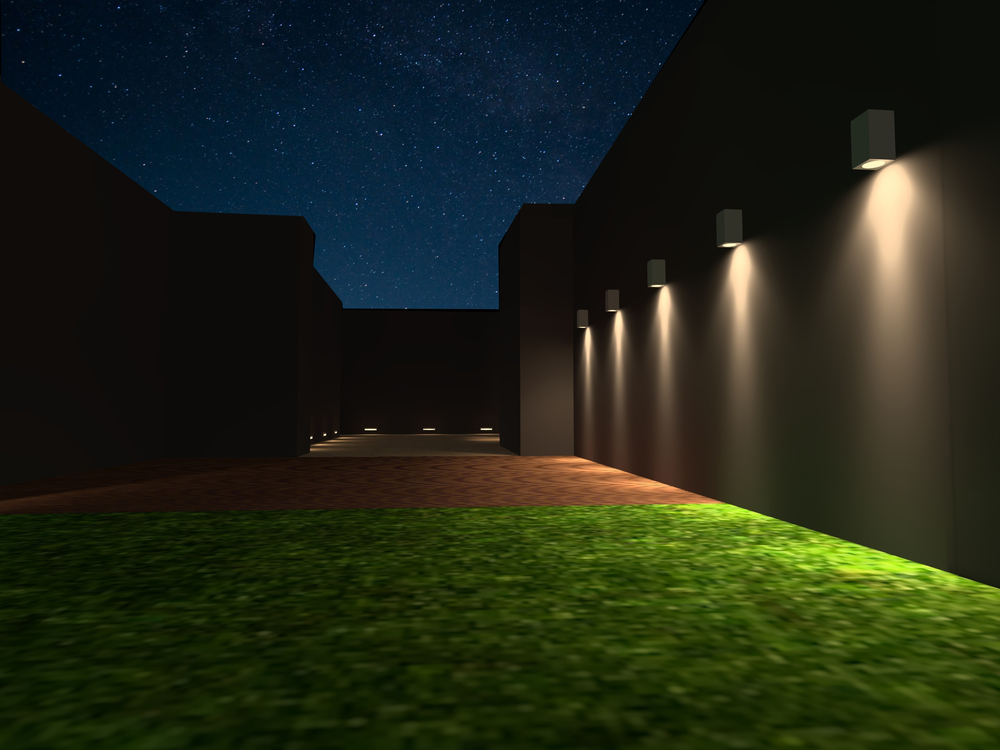 Private Villa Landscape Lighting design-6